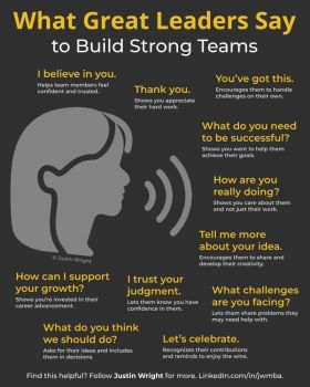 Phrases that Great Leaders Say